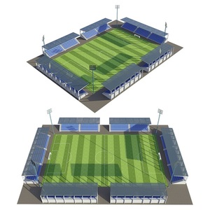 Campo da Calcio con Gabbia in Vetro Economico Personalizzato per Competizioni di Club Allenamento Commerciale Campo da Calcio con Gabbia in Vetro in Vendita - Product Image 6