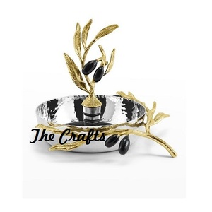 Support de bijoux couleur argent et or en acier inoxydable en vrac avec stockage d'anneaux de collier de conception différente - Product Image 4