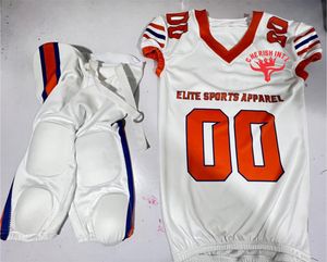 Jersey de fútbol americano personalizado uniforme de fútbol americano de sarga de aparejos - Product Image 1