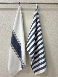 ผ้าขนหนูคอตตอนลายทางผ้าคอตตอน100% ผ้าเช็ดทำความสะอาดผ้านุ่มสบายซึมซับเร็วและแห้งอเนกประสงค์เป็นมิตรกับสิ่งแวดล้อม - Product Image 3