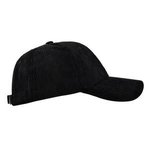 Nueva gorra de PANA con logotipo personalizado color negro gorras de hombre gorras de béisbol cómodas ajustadas Vintage gorra de pana de buena calidad - Product Image 3