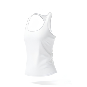 Women's Gym Tank <b>Top</b> Short <b>Racerback</b> Workout Sleeveless Bodybuilding Athletic Fitness Solid Front Jersey Spandex/Polyester 120g - Product Image 2