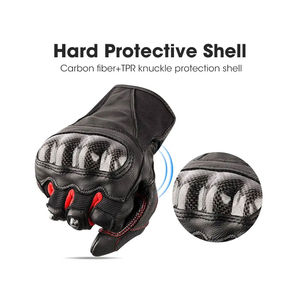 2025 nouveau Style course moto gants en cuir écran tactile vélo gants personnalisés meilleure vente moto gants d'équitation - Product Image 2