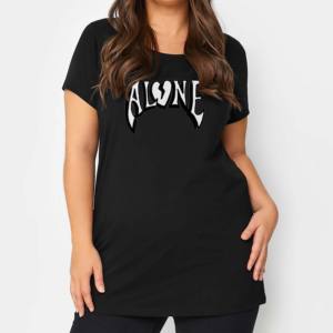 Camiseta de mujer de talla grande suelta de algodón transpirable Camiseta de mujer de Algodón 100% con tu propio logotipo - Product Image 4