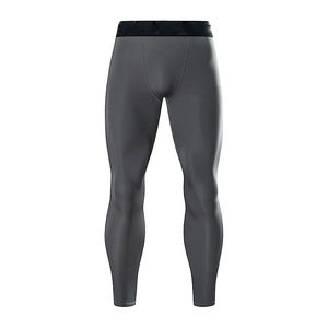 Precio barato Leggings de gimnasio de alta calidad Cintura elástica Tallas grandes Secado rápido Transpirable Correr Gimnasio Desgaste Leggings para hombres - Product Image 4