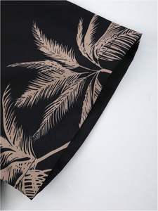 Ensemble deux pièces été 2025 pour homme, t-shirt à manches courtes et short 3D, 100 % coton, tissu tricoté à séchage rapide, OEM - Product Image 3