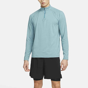 T-shirts vierges à manches longues de haute qualité, au design décontracté et personnalisé, Streetwear lourd, chemise oversize à col rond pour hommes - Product Image 3