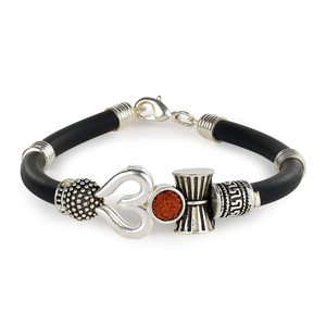NOVAMART Fine Arihant Gems Men's Natural Stone Stretchable <b>Bracelet</b> Reiki/Yoga <b>Healing</b> Distance Charm Fashionable Jewelry Wholes - Product Image 2