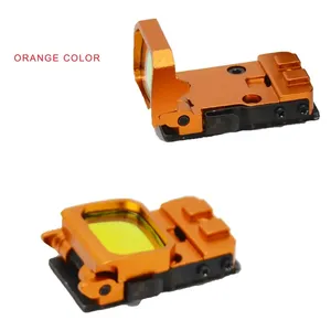 Lunette de visée à point rouge pliable, lentille réflexe en métal, antichoc - Product Image 4