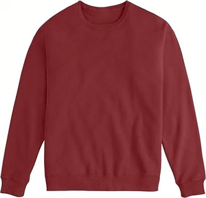 Sudadera Térmica de Alta Calidad para Hombre, 100% Algodón, Manga Larga, Cuello Redondo, Ropa de Invierno, Secado Rápido, Aplique Bordado Digital - Product Image 2