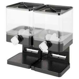 Bán buôn tùy chỉnh rõ ràng PE nhựa dọc lưu trữ <span class=keywords><strong>Container</strong></span> hình vuông cho thực phẩm lưu trữ-cho ngũ cốc/hạt/hạt - Product Image 4