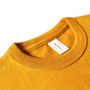 Nouveau T-shirt décontracté tricoté à col rond coupe ample pour homme, collection été 2025, avec logo personnalisé, 50% coton 50% polyester, blanc uni avec motif imprimé - Product Image 5