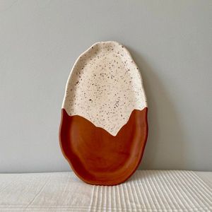Colorful Ceramic Serving Platter <b>Tray</b> Designed For Diwali Dinner Parties With Traditional Sweets And Savory <b>Snacks</b> - Product Image 2
