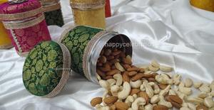 Indian Wedding Favor Decorative Steel <b>Box</b> Dry Fruits Mehendi <b>Gift</b> <b>Box</b> Ganpati <b>Gift</b> <b>Box</b> <b>for</b> New Year Diwali <b>Christmas</b> Halloween - Product Image 4