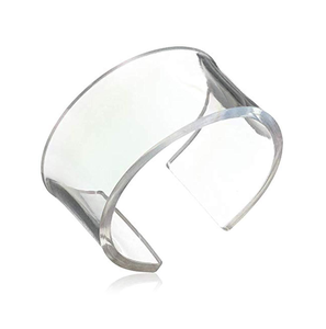 Designer Look Acrylic Wrist Jewelry Ornament Chunky Wide Acrylic Bangle <b>Bracelet</b> Latest Design Top Selling - Product Image 6