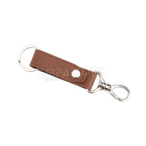 High-End Luxury Genuine Leather Keychain Women Men Black Buckle Car <b>Key</b> <b>Ring</b> Chain Holder - Product Image 4