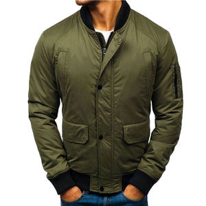 Blouson bombardier sur pied unisexe tendance, écologique, à séchage rapide, confortable, parfait pour l'extérieur par temps froid, prix de gros - Product Image 1