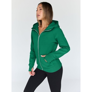 Vente en gros de sweats à capuche pour femmes manches longues automne sweats surdimensionnés polaire 100% coton Street Wear sweats à capuche pour femmes - Product Image 4