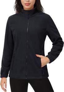 Chaqueta de Forro Polar Ligera para Mujer, Transpirable, de Manga Larga, Cálida y Suave, Rellena de Algodón, para Invierno, Talla Grande - Product Image 2