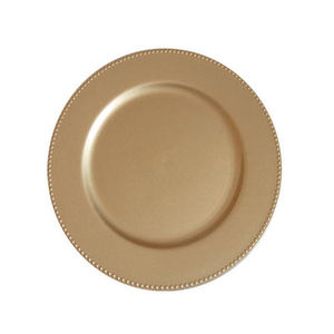 Cheap Price New Metal Polished Round Shaped Minimalist <b>Plates</b> <b>Side</b> Border <b>Plates</b> Amazing Decorative Metal Charger <b>Plates</b> - Product Image 6