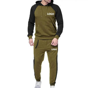 Tela transpirable 100% algodón hecho de alta calidad con rayas laterales Skinny Fitt tasa al por mayor diseño de tendencia hombres chándales - Product Image 2