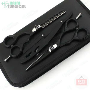 Tijeras de peluquero Premium Mango de bambú Tijeras de acero inoxidable - Product Image 5