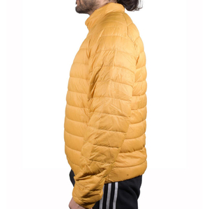 Customized New <b>Yellow</b> Men's <b>Puffer</b> <b>Jacket</b> with Stand Collar Breathable Quick Dry Windproof Winter <b>Jacket</b> - Product Image 3