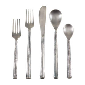 Stainless Steel Flatware <b>Set</b> with Resin Handle Sustainable Luxury European Style <b>Dinnerware</b> High Quality Handmade - Product Image 4