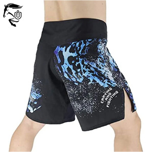 Pantalones Cortos de Entrenamiento MMA Ligeros Unisex, Material de Poliéster Transpirable, Logotipo Personalizado Impreso, Ropa de Primera Calidad para Adultos - Product Image 4