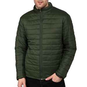 OEM logotipo personalizado al aire libre cálido invierno Puffer chaquetas de los hombres nuevo estilo XL lienzo y tejido de punto luz bolsillo decoración precio bajo - Product Image 1