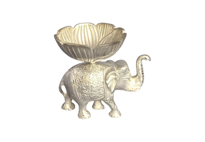 Vente chaude en fonte d'aluminium éléphant Sculpture noix bols de service de luxe fabriqués à la main sur mesure décor à la maison de l'inde - Product Image 6