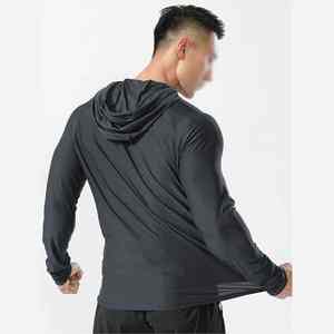 Sudaderas con Capucha Ligeras y Transpirables para Hombre, de Secado Rápido, 100% Poliéster, para Gimnasio, Entrenamiento, Fitness, Deportes, Correr, Baloncesto - Product Image 4