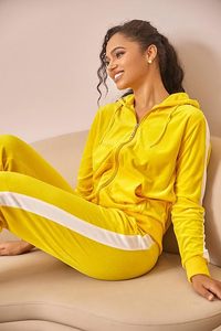Chándales hechos a medida para mujer, tejidos mezclados de algodón, Sudadera con capucha, ropa deportiva personalizada para mujer, conjunto de chándales de 2 piezas - Product Image 4