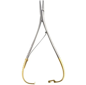 Mathieu ที่ใส่เข็มแบบแมนนวลทำจากเหล็กคุณภาพสูง T.C. สำหรับงานผ่าตัดด้วยมือแบบมาตรฐานต่างๆ - Product Image 1