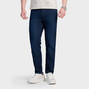 Jeans en coton décontractés pour homme Aristino, taille mi-haute, coupe slim, respirants, imperméables, fermeture éclair, été, grande taille, confortables, SOLDES - Product Image 2