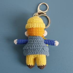 Muñeco de Ganchillo Súper Lindo de Dibujos Animados Hecho a Mano, Colgante de Lana de Gatito, Personajes Animados, Fresco y Dulce, Primavera 2025 - Product Image 3