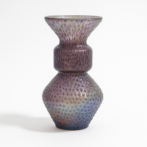 Vase en verre gaufré moderne Vase de mariage de table design floral vintage Vase à fleurs décoratif artistique - Product Image 6