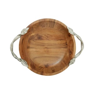 Cuenco de lujo para servir comida en el hogar y el hotel Metal de aluminio personalizable en color plateado Técnica pulida para uso en restaurantes - Product Image 3