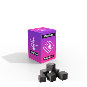 อัดก้อนถ่านกะลามะพร้าวธรรมชาติบริสุทธิ์สําหรับถ่าน Shisha โรงงานอินโดนีเซีย OEM ฉลากส่วนตัวถ่านมอระกู่ - Product Image 1