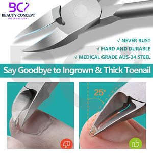 Cortauñas de la serie Expert, cortador de uñas con cuchilla recta de precisión para uñas gruesas y encarnadas, alicates de podología - Product Image 2