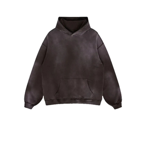 Sudadera con capucha de lavado ácido personalizada de la mejor calidad Nuevo estilo Invierno Fabricación OEM en Pakistán Directo de la fuente - Product Image 2