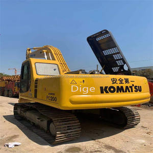 Maquinaria de construcción hidráulica de 20 toneladas, excavadora Komatsu usada, con componentes básicos, motor, caja de cambios a la venta - Product Image 4