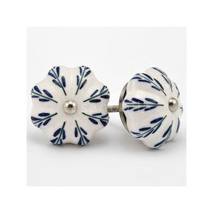 Pomos de cerámica de tocador vintage de lujo - Product Image 1