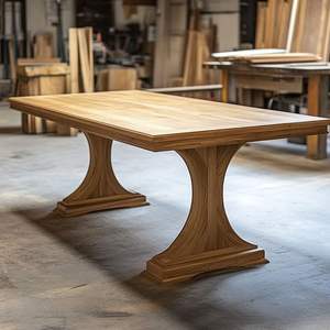 FOR CAMPACTS SOLID WOODEN ROUND DINING <b>TABLE</b> Set New Design for Home or Commercial Use for <b>Restaurant</b> or Hotel - Product Image 1