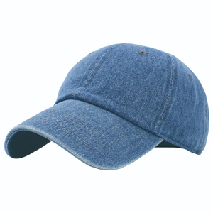 Gorra directa de fábrica a precio bajo para hombre y mujer, gorra de béisbol vaquera personalizada de uso diario, gorra de béisbol Direcenim de fábrica - Product Image 1