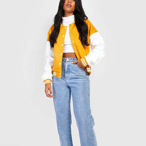 Nueva Chaqueta Universitaria para Mujer, Cómoda, Nuevo Estilo, con Logotipo Personalizado, en Venta, para Hombre y Mujer - Product Image 2