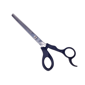 Ciseaux amincissants design personnalisé 5.5 "finition Dall lames tranchantes ciseaux amincissants pour coiffeur manche en plastique - Product Image 2