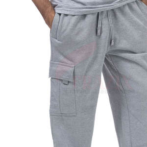 Pantalon cargo décontracté pour homme, taille haute, coupe ample, léger, pour l'extérieur et l'entraînement - Product Image 4