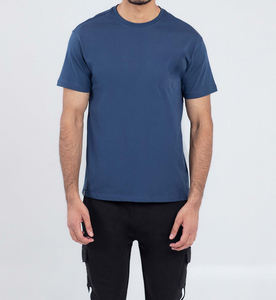 Top qualité 100% coton impression personnalisée votre marque Logo été en gros été mode t-shirt pour hommes - Product Image 1