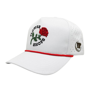 OEM 5 Panel Snapback Laser Mesh Cut Cap Custom 3D Embroidery <b>Flat</b> Bill Trucker <b>Hat</b> Adjustable Baseball Cap Custom Logo Wholesale - Product Image 2